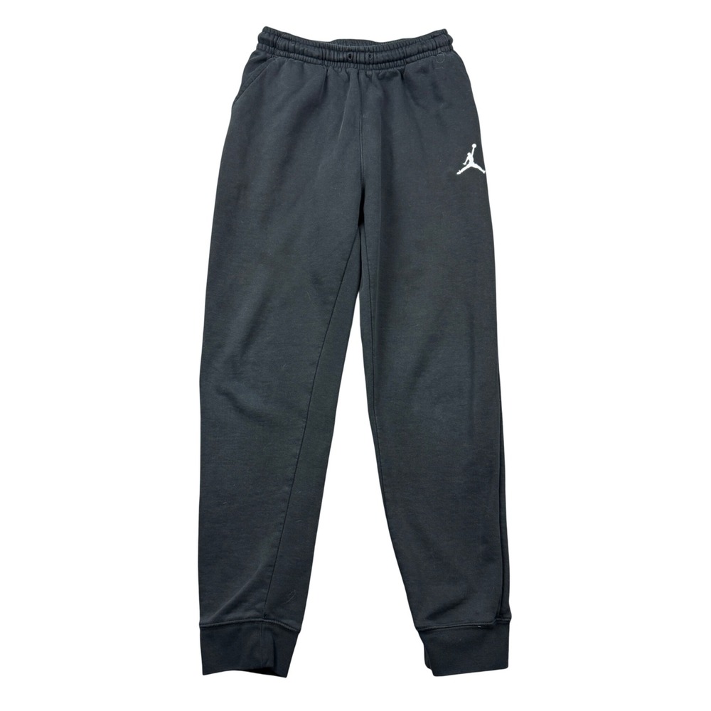 Jordan Kids Youth Boys XL 13-15 Black Fleece Jumpman Jogger Sweatpants Active